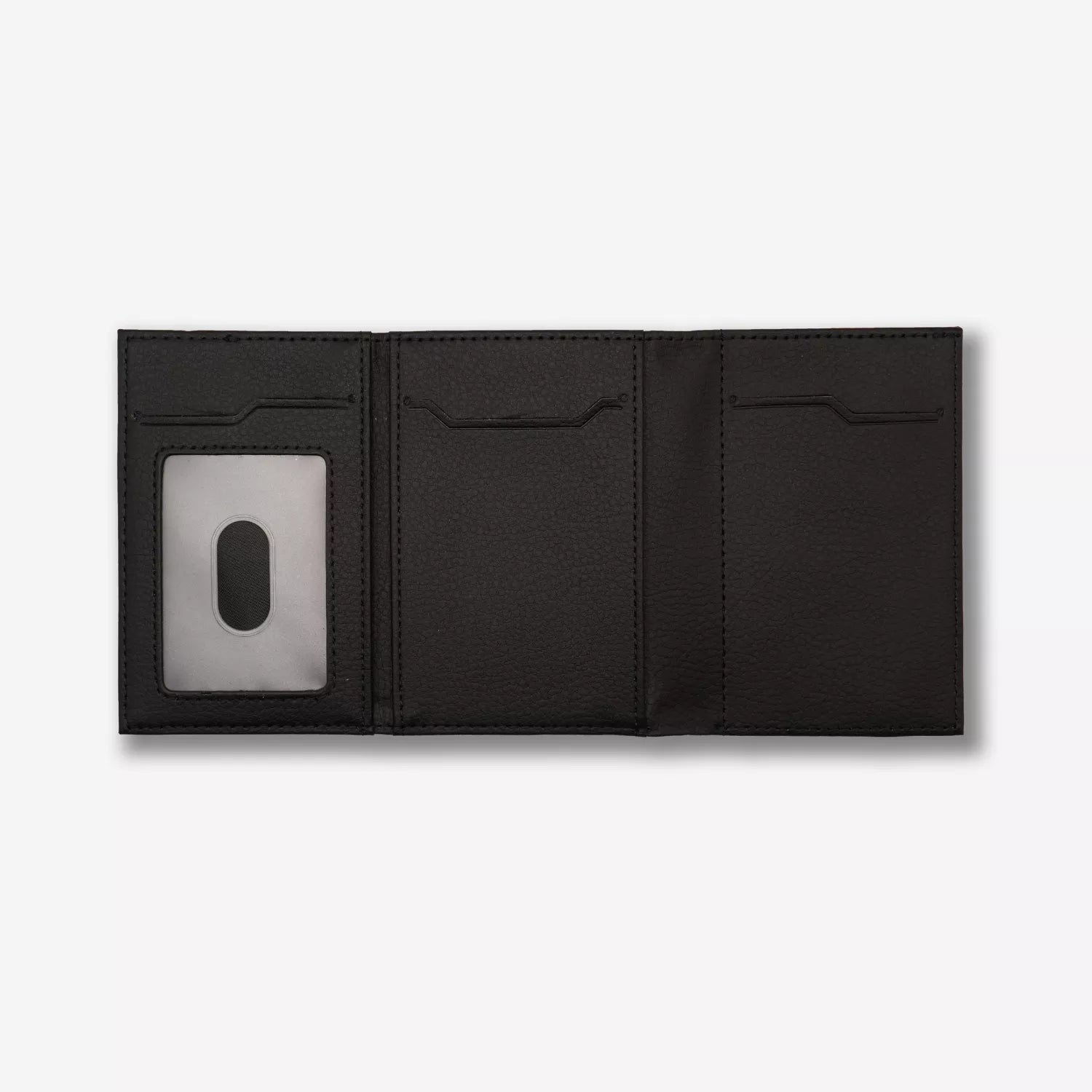 Billetera Anticlonación en cuero Black US302W Sin Monedero, vista interior 2 — accesorio compacto y elegante de Urzus