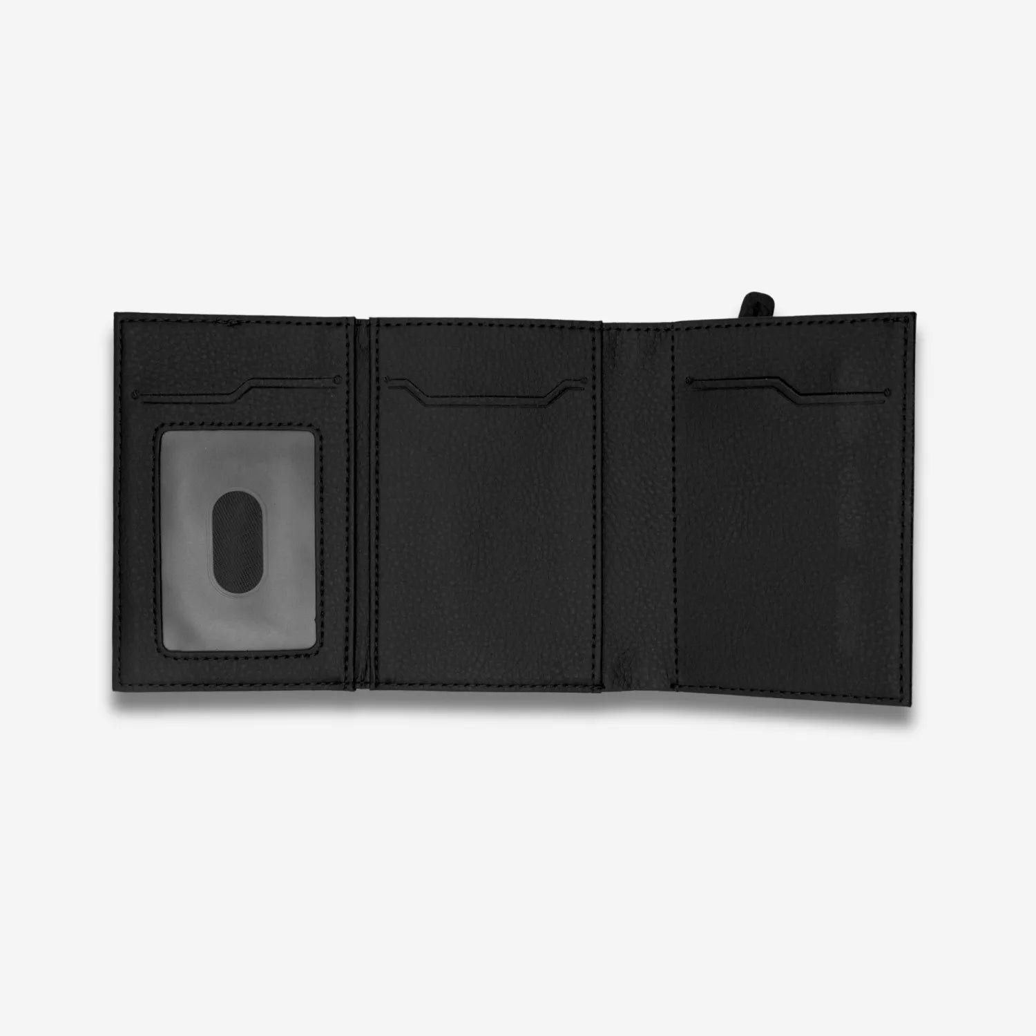 Billetera Anticlonación en cuero Black US302, vista interior 1 — accesorio compacto y elegante de Urzus
