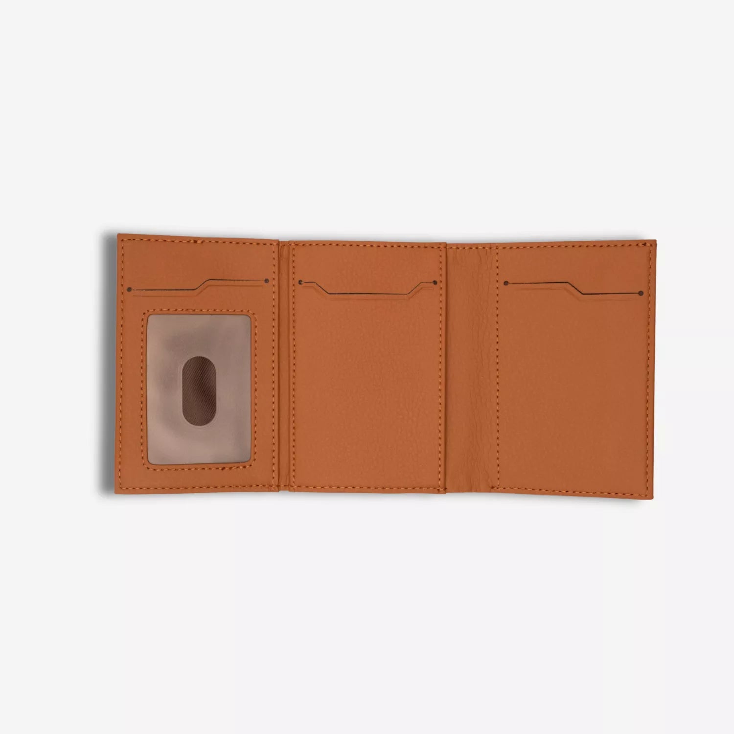 Billetera Anticlonación en cuero Brown US302, vista interior 1 — accesorio compacto y elegante de Urzus