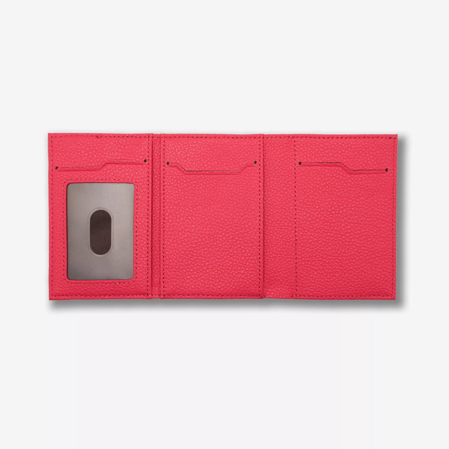 Billetera Anticlonación en cuero Fuchsia US302, vista interior 1 — accesorio compacto y elegante de Urzus