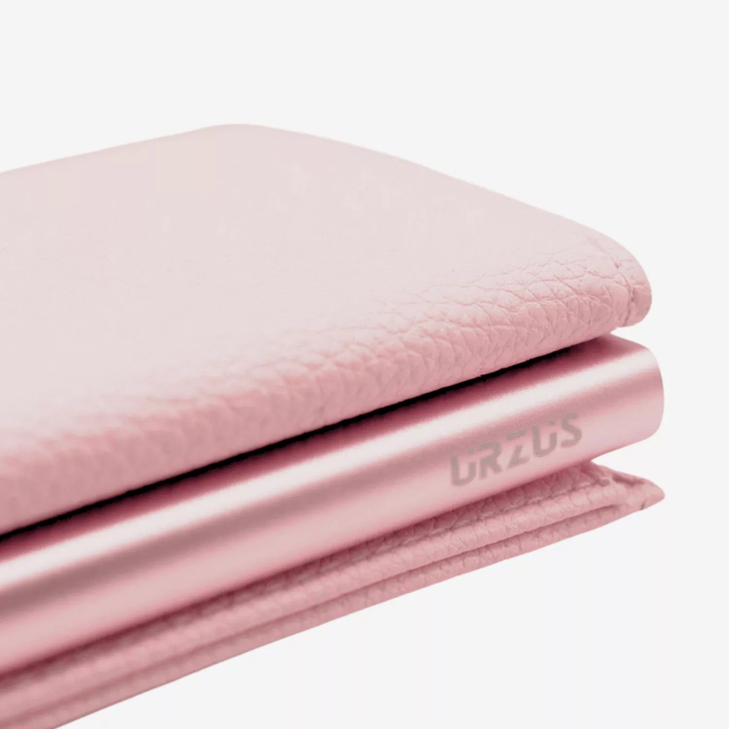 Billetera Anticlonación en cuero Pink US203, vista lateral — accesorio compacto y elegante de Urzus