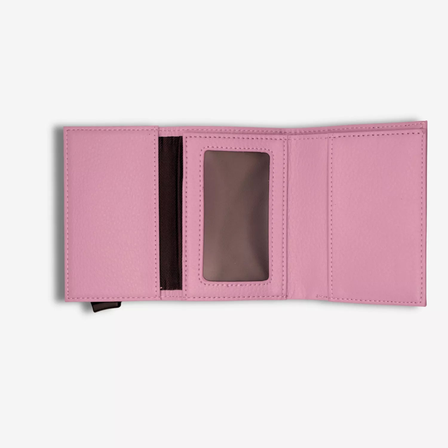 Billetera Anticlonación en cuero Purple US203, vista interior 1 — accesorio compacto y elegante de Urzus
