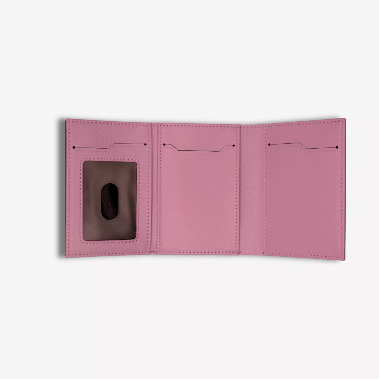 Billetera Anticlonación en cuero Purple US302, vista interior 1 — accesorio compacto y elegante de Urzus