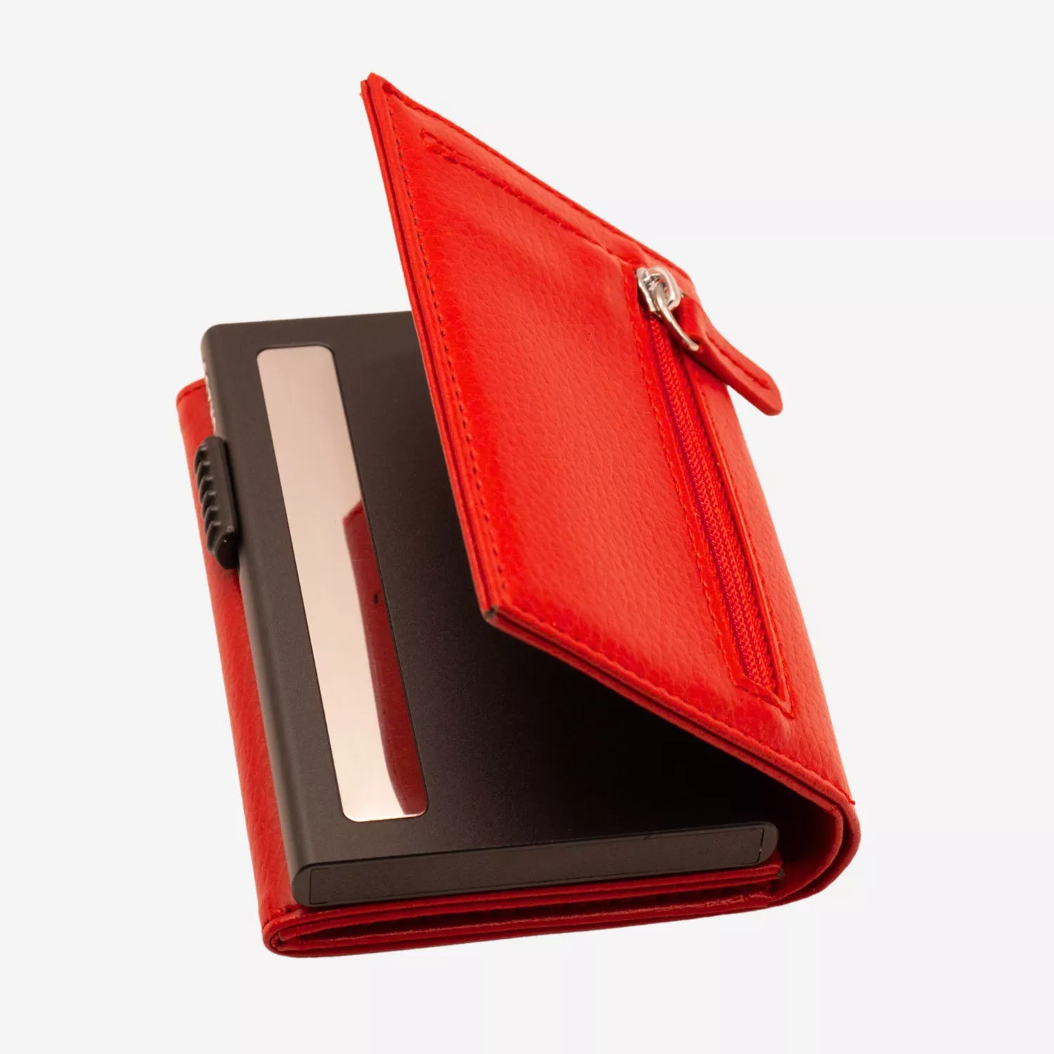Billetera Anticlonación en cuero Red US302, vista trasera 1 — accesorio compacto y elegante de Urzus