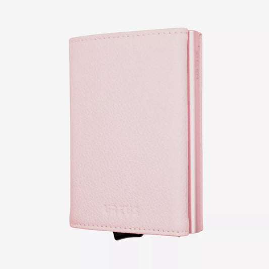 Billetera Anticlonación en Cuero y Aluminio Pink US203
